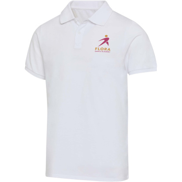 Logotrade verslo dovanos nuotrauka: Beryl 220 g/m² trumpomis rankovėmis unisex polo marškinėliai