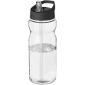 H2O Active® Base 650 ml sporta pudele ar vāku, Caurspīdīgs / vienkrāsains melns