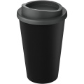 Americano® Eco 350 ml otrreizēji pārstrādāta bļodiņa, Vienkrāsains melns/pelēks