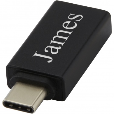 Logotrade korporatīvās dāvanas foto: ADAPT alumīnija USB-C uz USB-A 3.0 adapteri