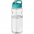 H2O Active® Base Tritan™ 650 ml sporta pudele ar vāku, Caurspīdīgs caurspīdīgs / Aqua blue