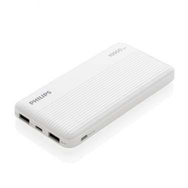 Logotrade ziemassvētku dāvanas foto: Philips 10 000 mAh plānā jaudas banka