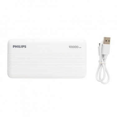 Logotrade Ideja dāvanas foto: Philips 10 000 mAh plānā jaudas banka