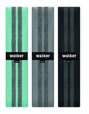 Logotrade logo dāvanas foto: 3 fitnesa joslu komplekts somiņā