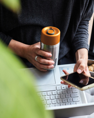 Logotrade biznesa dāvanas foto: Black+Blum izolēts, necaurlaidīgs ceļojumu kauss no nerūsējošā tērauda