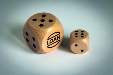 Logotrade dāvanas foto: Koka kauliņi Schima 3 cm diametrā