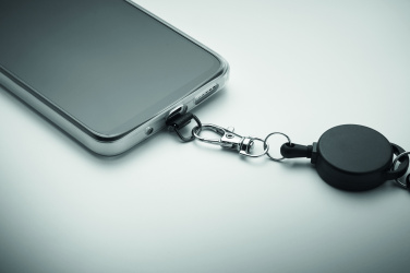 Logotrade biznesa dāvanas foto: Ievelkams tālruņa turētājs