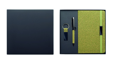 Logotrade dāvanas foto: 3 daļu dāvanu komplekts kastītē