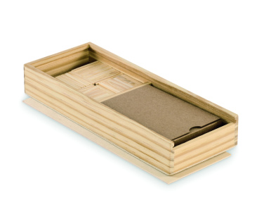 Logotrade ziemassvētku dāvanas foto: Domino un kāršu komplekts