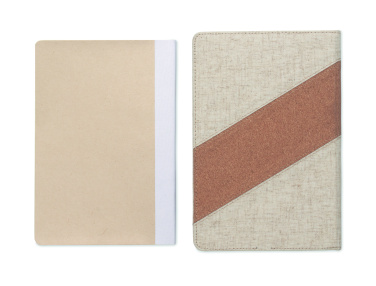 Logotrade ziemassvētku dāvanas foto: A5 piezīmju grāmatiņa ar 15 W lādētāju