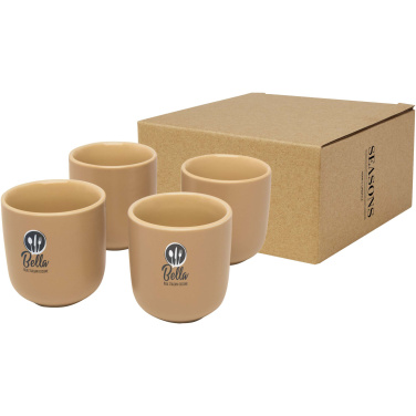 Logotrade logo dāvanas foto: Vīriešu 4-daļīga 90 ml espresso tase