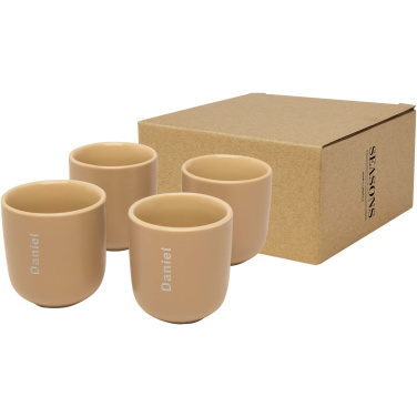 Logotrade ziemassvētku dāvanas foto: Vīriešu 4-daļīga 90 ml espresso tase
