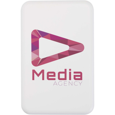 Logotrade logo dāvanas foto: Acrab 10.000 mAh 15W magnētiskā bezvadu pārnēsājamā uzlādes ierīce ar 20W PD - izgatavota no pārstrādātas plastmasas