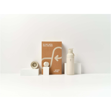 Logotrade biznesa dāvanas foto: Okeāna pudele 500 ml 3-in-1 dāvanu komplekts