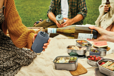 Logotrade ziemassvētku dāvanas foto: Black+Blum stikla ceļojumu krūze 340 ml