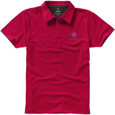 Logotrade dāvanas foto: Markham vīriešu elastīgs polo ar īsām piedurknēm