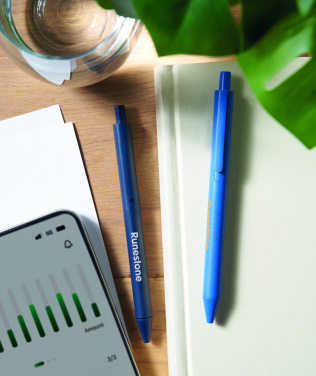 Logotrade dāvanas foto: Wheat Straw/ABS push tipa pildspalva