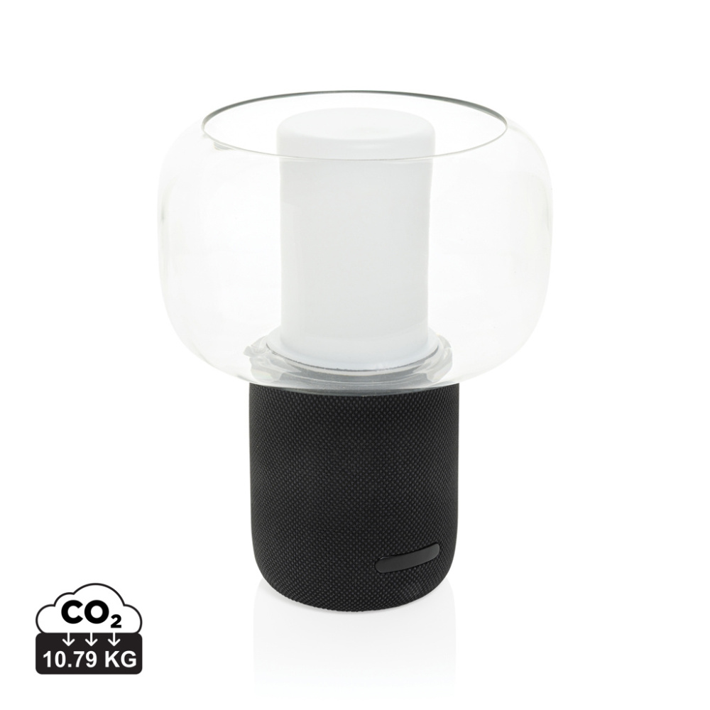 Logotrade dāvanas foto: Lux RCS pārstrādātas plastmasas 10W skaļruņa lampa