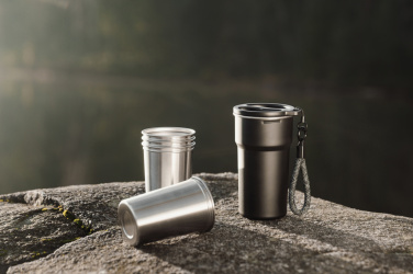 Logotrade biznesa dāvanas foto: VINGA Parks RCS SS krūzītes, 4 gab., 250 ml