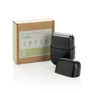 Logotrade biznesa dāvanas foto: TrimBlade uzlādējams ceļojumu skuveklis IPX7
