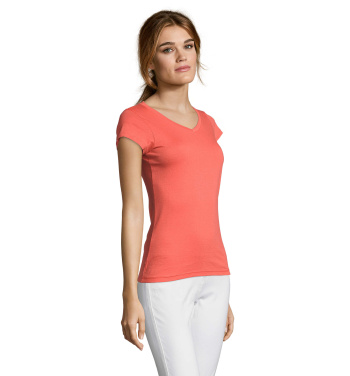 Logotrade ziemassvētku dāvanas foto: MOON WOMEN T-KREKLS 150g