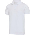 Beryl 220 g/m² īsroku unisex OCS organiski pārstrādāts polo krekls, Balts