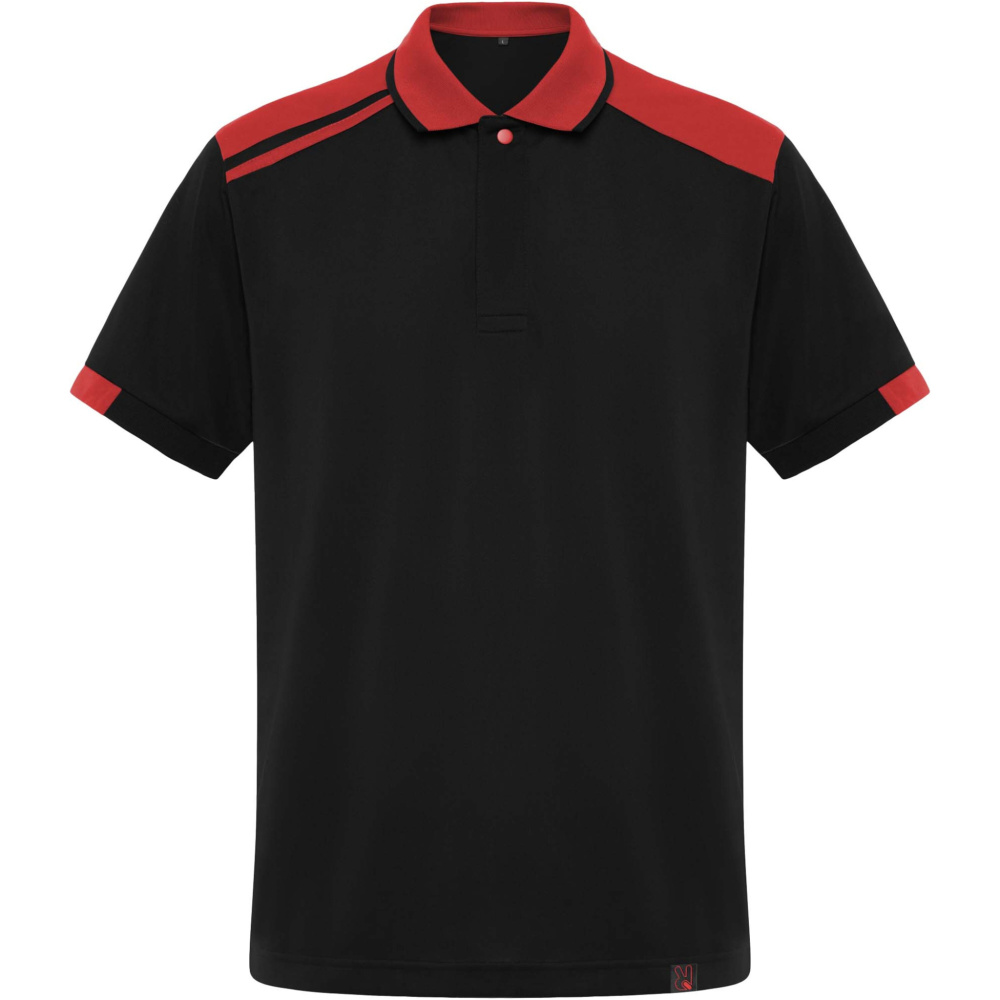 Logotrade korporatīvās dāvanas foto: Samurai 160 g/m2 unisex antibakteriāls īsroku polo krekls