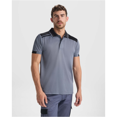 Logotrade Ideja dāvanas foto: Samurai 160 g/m2 unisex antibakteriāls īsroku polo krekls