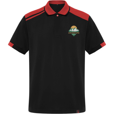 Logotrade biznesa dāvanas foto: Samurai 160 g/m2 unisex antibakteriāls īsroku polo krekls