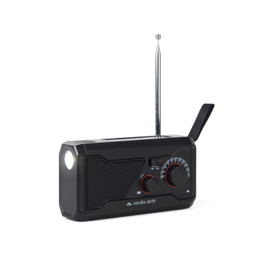 Logotrade korporatīvās dāvanas foto: Nordic Drift Titan IPX4 daudzfunkcionālais radio 4000mah