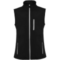 Nevada unisex softshell ķermeņa sildītājs, Melns