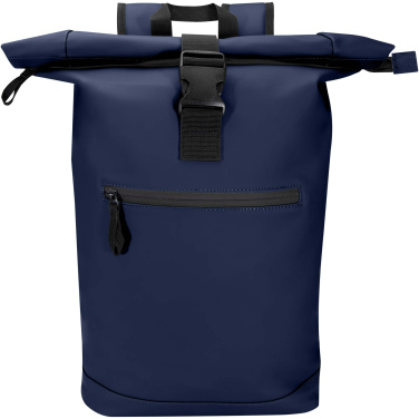 Logotrade Ideja dāvanas foto: Resi Plus 15" GRS pārstrādāta mugursoma ar sarullējamu augšdaļu 18L