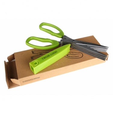 Лого трейд pекламные продукты фото: Ножницы для чеснока 'Bilbao' цвет светло-зеленый