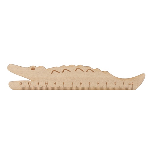 Лого трейд pекламные подарки фото: Puidust joonlaud Krokodill, 13 cm
