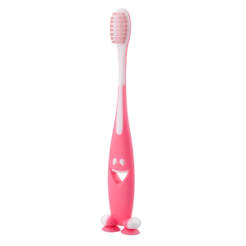 Лого трейд бизнес-подарки фото: Зубная щетка, розовая