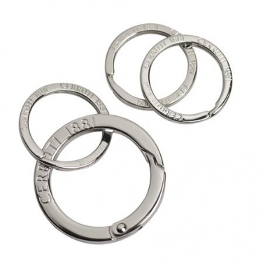 Лого трейд pекламные cувениры фото: Key ring Zoom Silver