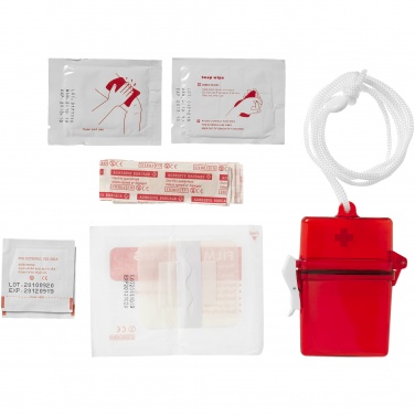 Логотрейд pекламные продукты картинка: Аптечка для оказания первой помощи Haste из 10 предметов, красный