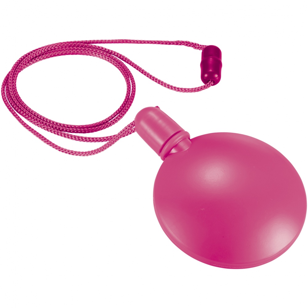 Лого трейд pекламные продукты фото: Круглый диспенсер для мыльных пузырей Blubber, Фуксия