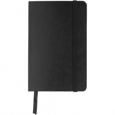 Лого трейд бизнес-подарки фото: Классический карманный блокнот, черный