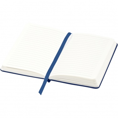 Лого трейд бизнес-подарки фото: Классический карманный блокнот, темно-синий