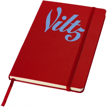 Лого трейд pекламные cувениры фото: Классический офисный блокнот, красный