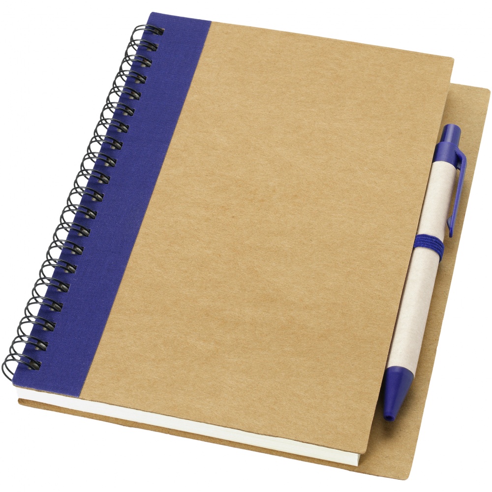 Логотрейд бизнес-подарки картинка: Блокнот Priestly с ручкой, синий