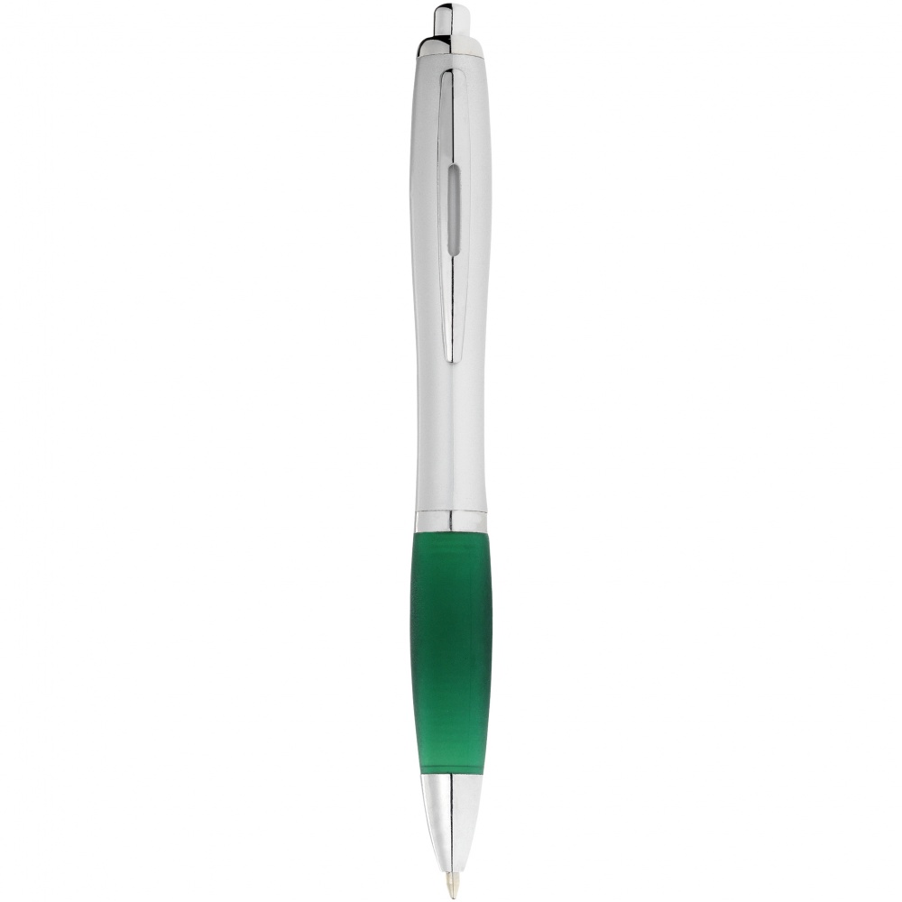 Логотрейд pекламные cувениры картинка: Шариковая ручка Nash, зеленый