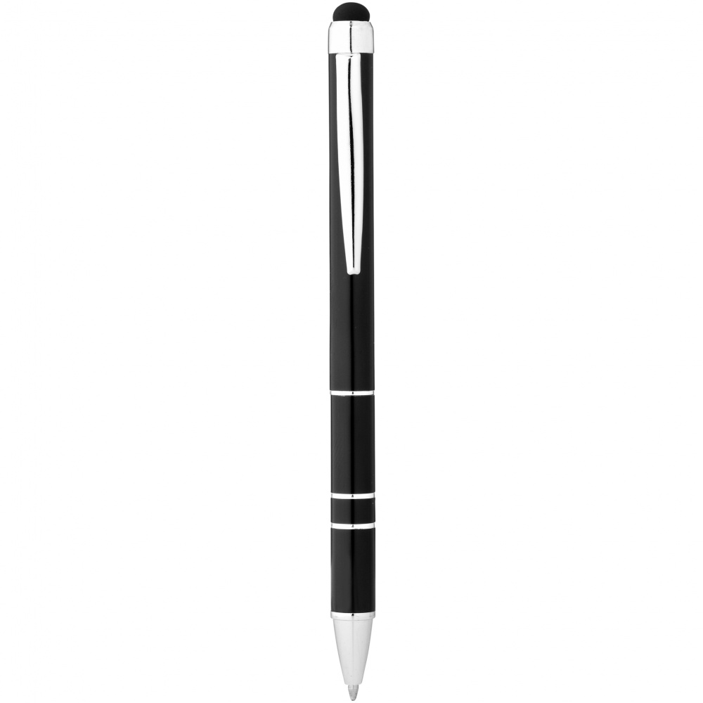 Логотрейд pекламные продукты картинка: Шариковая ручка-стилус Charleston, черный