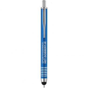 Логотрейд бизнес-подарки картинка: Шариковая ручка-стилус Zoe, синий