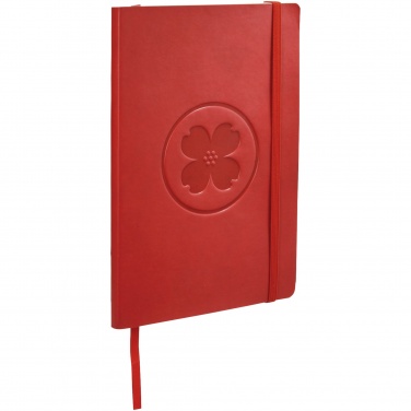 Лого трейд pекламные cувениры фото: Классический блокнот с мягкой обложкой, красный
