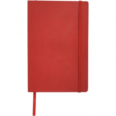 Логотрейд pекламные подарки картинка: Классический блокнот с мягкой обложкой, красный