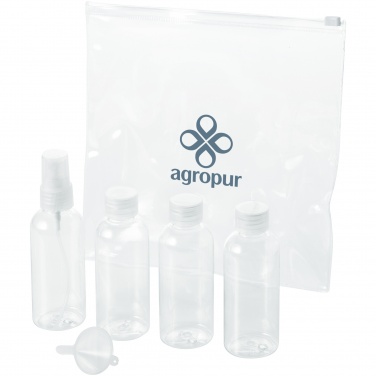 Лого трейд pекламные продукты фото: Одобренный дорожный набор бутылок для полетов, белый