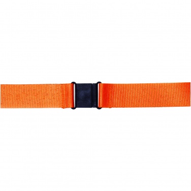 Лого трейд бизнес-подарки фото: Шнурок Yogi со съемным креплением, оранжевый