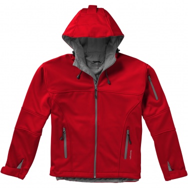 Логотрейд бизнес-подарки картинка: Куртка софтшел Match, красный